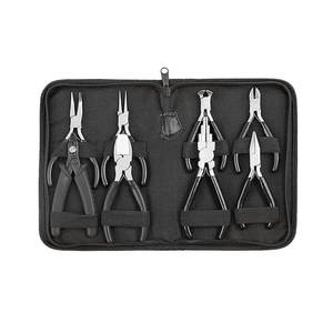 Jewelry Making <b>Pliers</b> <b>Set</b> Steel Hand Tool Kit with Zipper Case for Ring Bracelet Necklace Repair - Product Image 4