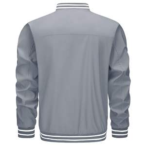 Qualité supérieure Letterman Baseball College Bomber Jacket Hommes Top Thin Bomber Canvas Varsity Casual Jacket pour la saison d'hiver - Product Image 2