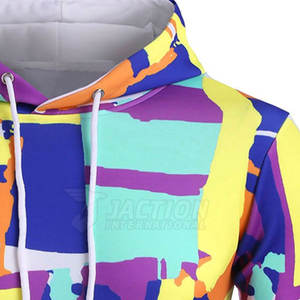 Sudaderas con capucha ligeras duraderas de buena calidad para hombre, sudaderas con capucha de sublimación básicas informales personalizadas para hombre - Product Image 4