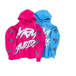 DTG เสื้อสเวตเตอร์มีฮู้ดสำหรับผู้ชายเสื้อสเวตเตอร์มีฮู้ดพิมพ์ลายสั่งตัดขนาดใหญ่ - Product Image 1