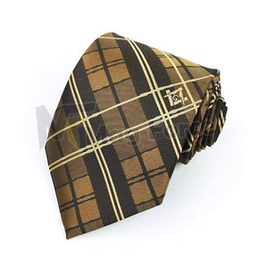 <b>Polyester</b> Fabric Eco-Friendly High Quality Casual Masonic <b>Tie</b> Unisex Custom Design with Custom Logo Ready for Sale - Product Image 4
