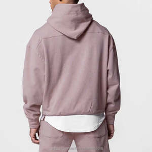 Men's High Street Style Printed Gym Hooded Sweatshirt and Sweatpants <b>Set</b> Oversize <b>Sets</b> for Autumn Newest Plus Size Design - Product Image 6