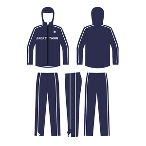 Survêtement en molleton de coton 100% pour hommes, jogging à capuche uni et vêtements décontractés, survêtement écologique de grande taille pour l'hiver - Product Image 1