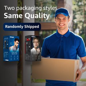 Rasoirs électriques sans fil rechargeables pour hommes, étanches IPX7, utilisation humide/sèche, tondeuse à poils de nez avec réglage des pattes de sourcil pour le corps - Product Image 4
