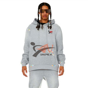 Survêtements de luxe à jambes évasées et délavés à l'acide - Survêtements pour hommes tendance et confortables, modernes et élégants, vente en gros personnalisée - Product Image 2