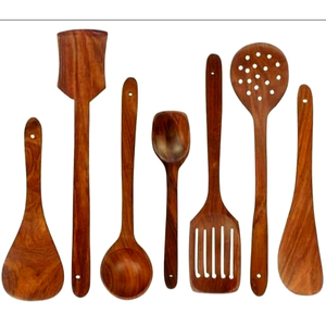 Logotipo personalizado Cuchara de bambú grabada con láser Cuchara de madera grande para la decoración del restaurante del hogar a precio barato por ARTISAN AURA - Product Image 1