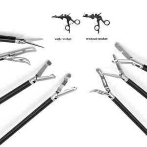 Pinzas de agarre médicas, tijeras quirúrgicas, instrumentos quirúrgicos laparoscópicos reutilizables, fuente de alimentación para maquinaria, juego de instrumentos de aguja - Product Image 5