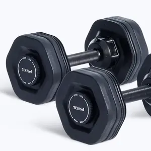 Wholesale Droppable Adjustable Dumbbells Cast Iron 23KG Taiwan Hot Sell Indoor Fitness Dumbbell