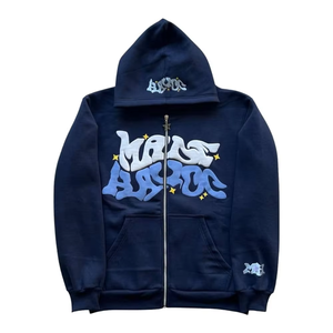 Sweat à capuche à impression bouffante 3D surdimensionné pour hommes avec logo personnalisé haute qualité poids lourd XL pull à épaules tombantes doublé design solide - Product Image 6