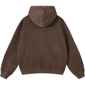 Sweat-shirt pour homme en coton lourd surdimensionné, design vintage, lavage à l'acide, strass, écologique, qualité supérieure, automne - Product Image 6