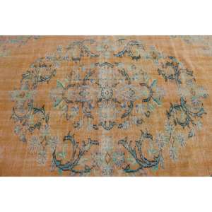 Alfombra Turca Vintage de 5.3x9.1 pies (162x278 cm), Alfombra Oriental Naranja - Product Image 5