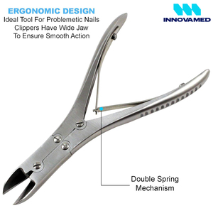 Coupe-ongles professionnels en acier inoxydable robuste pour podologie, idéal pour les ongles épais et les ongles incarnés, outil de soin des ongles, vente en gros - Product Image 6