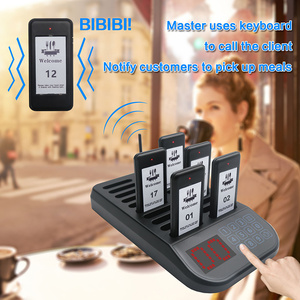 Daytech เครื่องชาร์จไร้สาย433.92MHz ร้านอาหาร16ชิ้นเครื่องเพจคิวแบบสั่น - Product Image 5