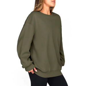 Custom Womens Pullover Mockneck Sweatshirt Embroidered Logo <b>Hoodie</b> Front Position Long <b>Gym</b> Fitness Full Regular Length Mock Neck - Product Image 6