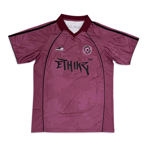 2025 2026 Camiseta de fútbol Retro de alta calidad para hombre Camiseta de fútbol Cuello redondo Diseño de sublimación personalizable Servicio OEM - Product Image 5