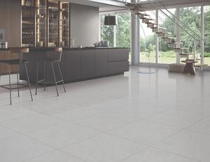 Orientbell Vitrifié (GVT) 600X600 DR PGVT Grainy Sand Grey DK Glossy Finish Vitrified Square Wall Floor Carrelages en porcelaine - Product Image 5