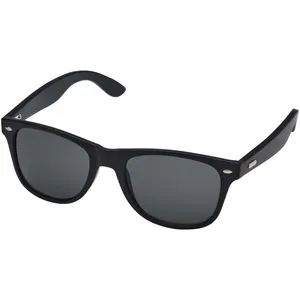 Arlo Bamboo <b>Sunglasses</b> with <b>Black</b> Coating Metal Frames Elegant and Eco-Friendly - Product Image 1