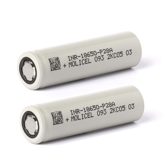 100% Original Molicel P28a 3.6v 3.7v 2800mah Rechargeable 18650 Cylindrical Lithium Ion Battery