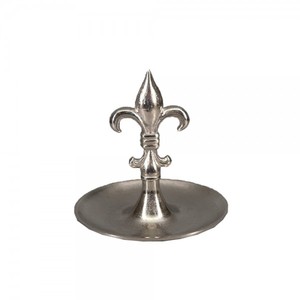 Plateau à gâteaux en métal avec poignées en forme d'anneau, finition argent Offre Spéciale plateau de rangement des aliments et des fruits plateau plat Design élégant plateau - Product Image 5