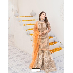 Robe pour femme musulmane pakistanaise de grande qualité de taille personnalisée avec motif imprimé brodé Robe pakistanaise pour femme WS INTERNATIONAL - Product Image 4