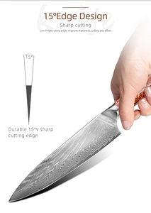 Cuchillo Damasco Profesional Chefs Cuchillo Personalizado Hecho A Mano Cocina Al Por Mayor Mejor Precio Cuchillo Chef Personalizado - Product Image 3