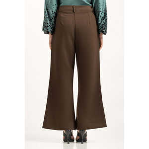 Pantalon large taille haute en crêpe anti-plis respirant pour femme, style décontracté, idéal pour l'automne, taille 3XL WM-TRC-WS24-102 - Product Image 2