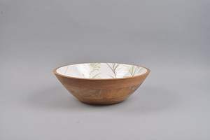 Premium Quality Designer Natural Wooden Printed Salad Serving Bowl With Luxury Pattern For Contemporary Homes At Cheapest Price - Product Image 3