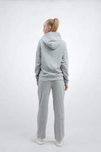 Sudadera con Capucha de Jersey 100% Algodón para Mujer, Estilo Casual, Logotipo Bordado Estampado en la Parte Delantera, Sostenible - Product Image 4