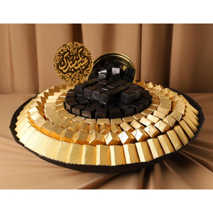 Design attrayant décoration de Table chocolat bol de service en fil de métal noir bol à chocolat bonbons Dessert affichage en vente - Product Image 3
