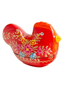 Encantadora colección festiva de decoración de gallina de Pascua Mache de papel artesanal para exhibiciones de fiestas - Product Image 3