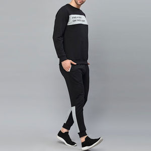 ชุดวอร์มผ้าฝ้ายสำหรับผู้ชายชุดวอร์มผ้าคอตตอนพร้อมกางเกงสำหรับผู้ชายชุดวอร์มผ้าคอตตอนพิมพ์ลายสกรีน - Product Image 2