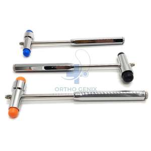 Juego de Martillos de Reflejos Neurológicos Profesionales Ortho Genix, Dispositivo Médico de Acero Inoxidable Clase II para Uso Hospitalario - Product Image 1