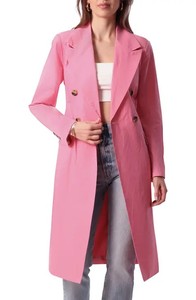 Veste longue en laine pour femmes, col double, amovible, vente chaude, haute qualité, mode, vente en gros - Product Image 4