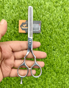 Professional Salon Hair Thinning <b>Scissors</b> High Quality Stainless Steel 440c Single Blade with Sharp Tip Barber <b>Scissors</b> - Product Image 2