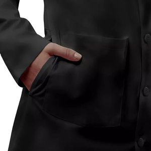 เสื้อกาวน์แพทย์แขนยาวแบบสั่งทำพิเศษสำหรับผู้ชาย ชุดแพทย์มืออาชีพ ตรวจจับเข็ม ใช้ในโรงพยาบาล ไซส์ XL - Product Image 4