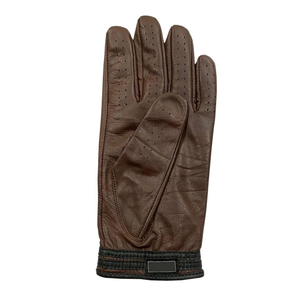 Professional Manufacture of Cheap High Quality Custom Men's Black Sheepskin Leather Golf Gloves - Product Image 2