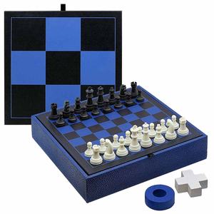 Collection de jeux de société classiques bleu céruléen de conception personnalisée de haute qualité - Product Image 2