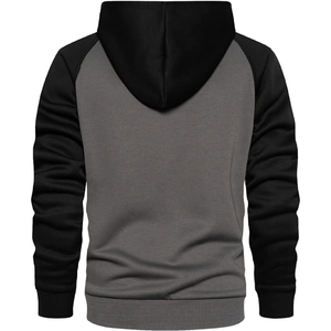 Venta al por mayor de ropa de calle de los hombres lisos sudaderas con capucha con logotipo personalizado de algodón de peso pesado sudaderas con capucha de los hombres de gran tamaño para la venta - Product Image 3