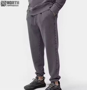 Survêtement d'hiver pour hommes de meilleure qualité 100% coton matériau respirant à capuche taille élastique fait pour le jogging sportif - Product Image 3