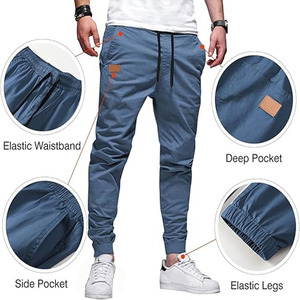 Pantalons de jogging sur mesure en grande taille, prix de gros, vêtements de fitness, décontractés, respirants, anti-froissement, pantalon posté par Dress Sports - Product Image 2