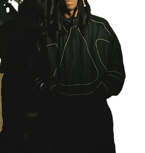 2025 New Design Custom Reflective Tracksuits <b>Wind</b> Breaker Set Wholesale Oem Service For Men Tracksuit - Product Image 3