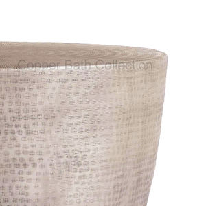 Diseñador martillado moderno acento muebles martillado brillante pulido aluminio mesa de centro fabricante personalizado acabado - Product Image 4