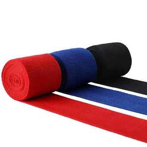 Customizable Unisex Breathable Cotton Hand <b>Wraps</b> for Fitness Training Multiple Sizes and Colors with Custom Logo for Boxing - Product Image 1