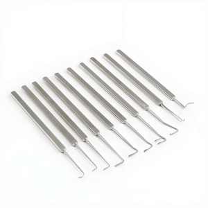 O.R GRADO BÁSICO OJO OFTÁLMICA MICRO CIRUGÍA QUIRÚRGICO 30 PC INSTRUMENTOS MANUAL DE ACERO SET KIT CE HOSANNA QUIRÚRGICO REUTILIZABLE - Product Image 3