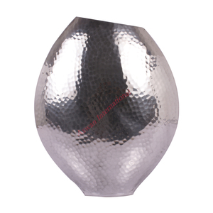 Recién llegado, florero de Metal de aluminio pulido brillante, maceta de mesa de estilo moderno para centro de mesa elegante - Product Image 3