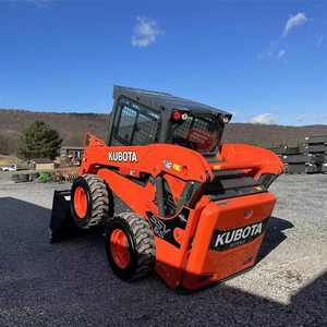 เครื่องจักรก่อสร้างรถตักขนาดเล็ก Kubota SSV65รถตักล้อยางมือสอง - Product Image 1