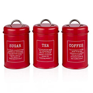 Customized Colors Metal Tinplate Food <b>Storage</b> Container Air Tight Container Metal Container Sugar <b>Box</b> - Product Image 6