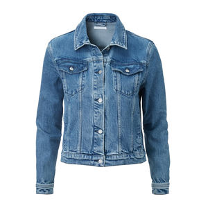 Chaqueta vaquera para mujer, diseño elegante, lavado, Vintage, invierno, tela cómoda, ropa informal, actividades al aire libre, moda diaria - Product Image 3