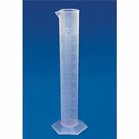 Cylindre gradué conique pour laboratoires, en polypropylène, personnalisable OEM, capacité 10ml-1000ml