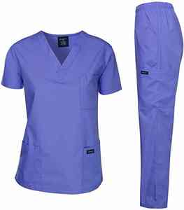 Ensemble d'uniformes médicaux en toile confortables et personnalisés unisexe Vente en gros directe d'usine pour les infirmières et les médecins Vêtements d'hôpital - Product Image 2